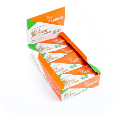 Vanilla Shortbread Collagen Protein Bar (12 Pack)